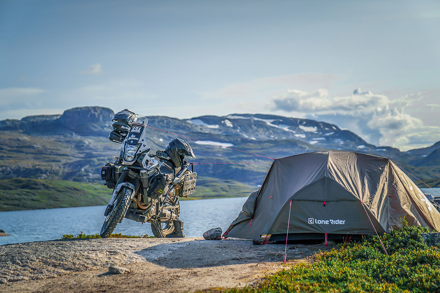 NORWAY CAMPING TWO-UP ON A MOTORCYCLE