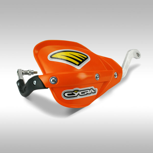 Cycra Probend Handlebars Pack - CNC 6061 Billet Aluminum With Handshields (Orange)