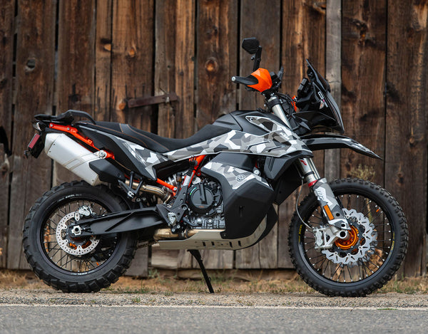 2019 - 2022 Ktm 790   890 Adventure - Geo Camo - Graphics Kit - Upshift 