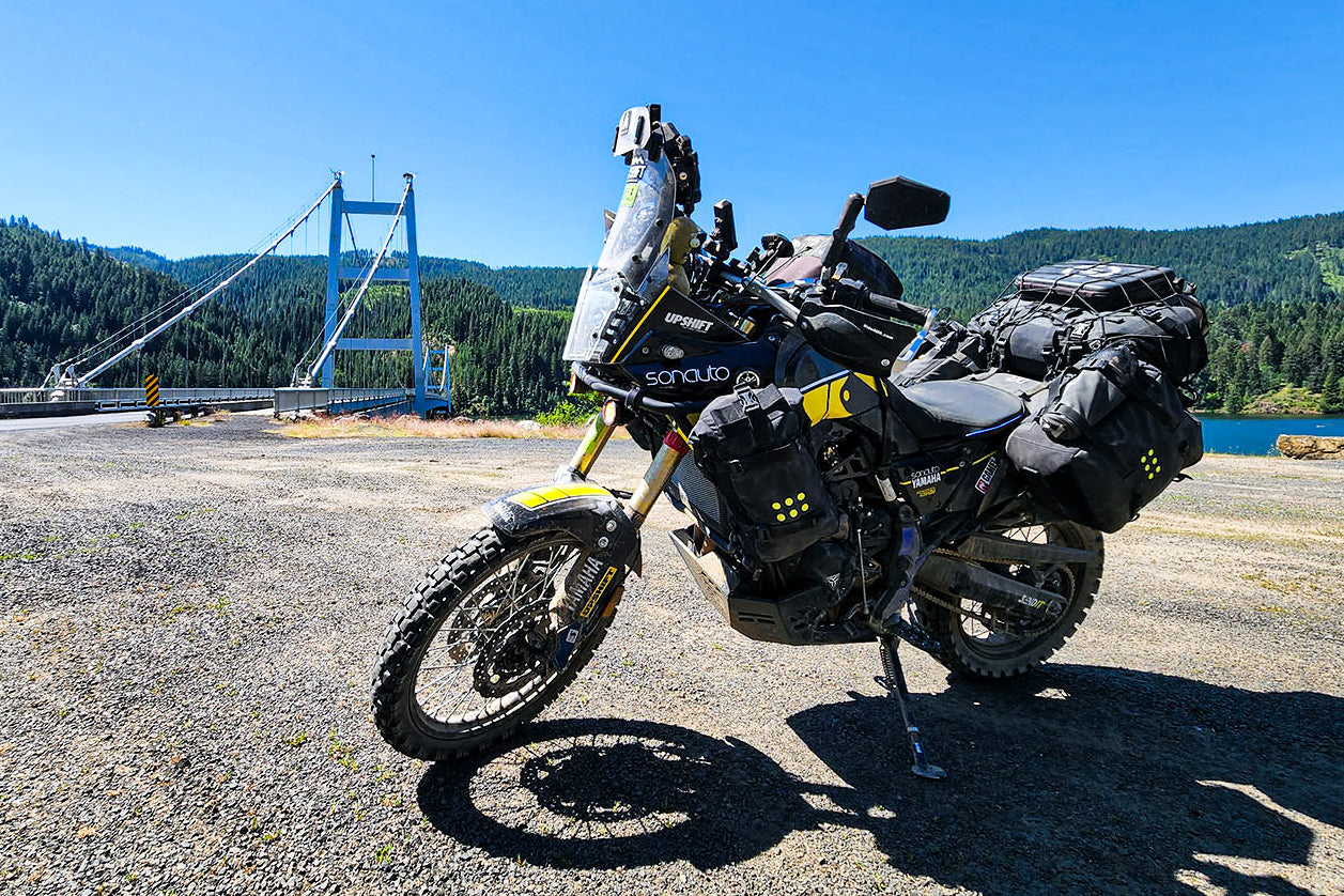 Tenere 700 cross country traveling