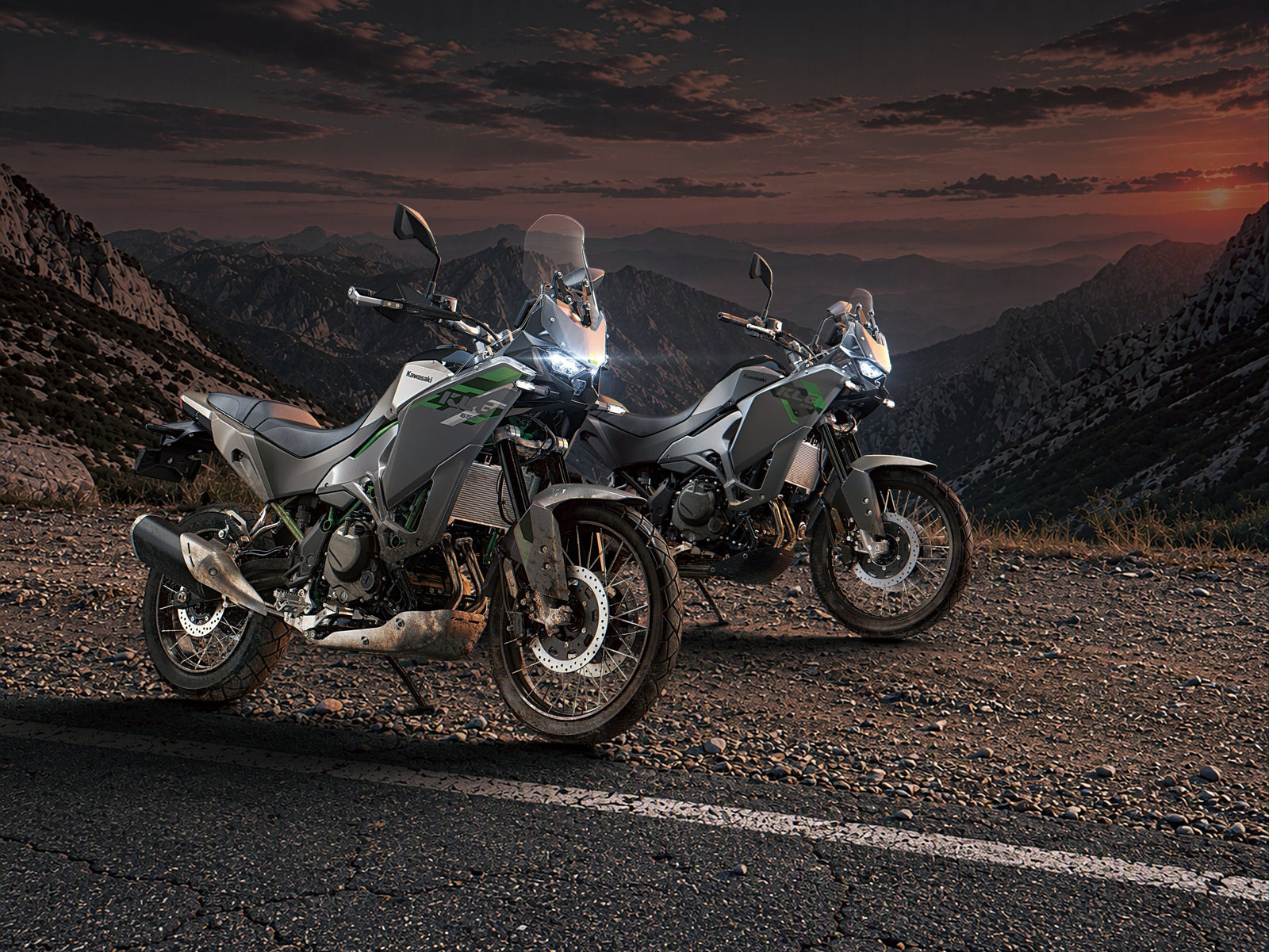 KAWASAKI ANNOUNCES 2027 KLE650 ABS MOTORCYCLE LINEUP