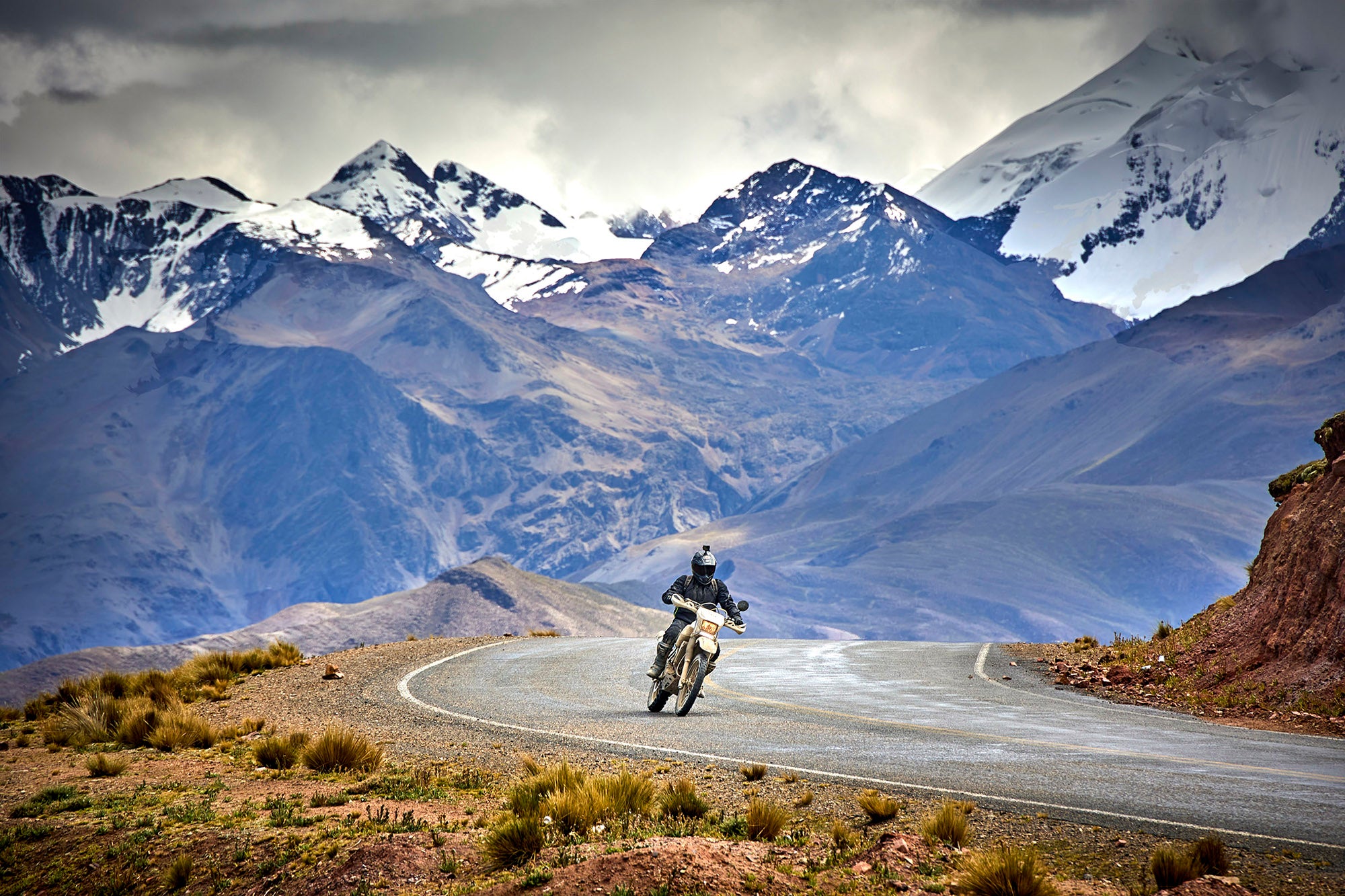 EXPLORING BOLIVIA'S HIGH COUNTRY ON DR650's