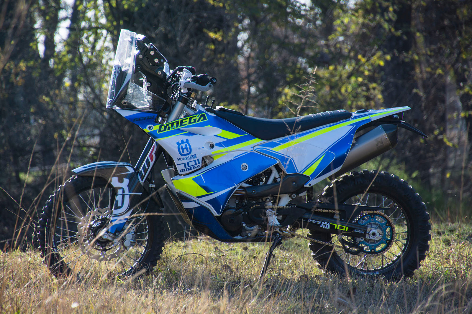 NEW GEAR: OMEGA FIBRE 2ND GENERATION RALLY KIT FOR THE 2016-2019 HUSQVARNA 701 ENDURO