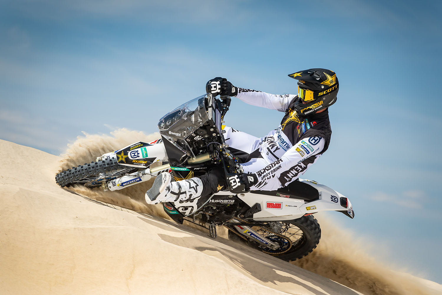 SKYLER HOWES - FIRST RIDE: ROCKSTAR HUSQVARNA FR450 RALLY BIKE