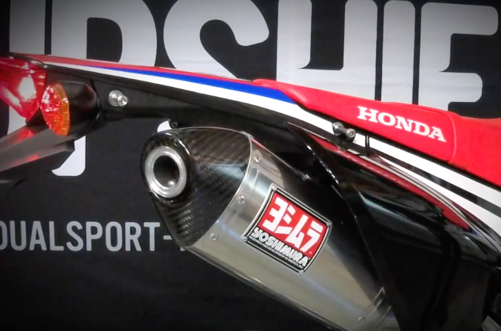 CRF250L RALLY: YOSHIMURA EXHAUST SWAP