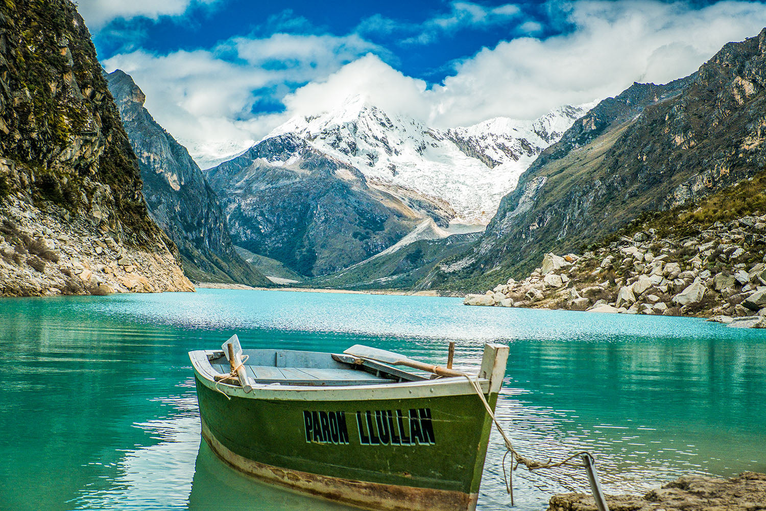 Lake Paron in Peru