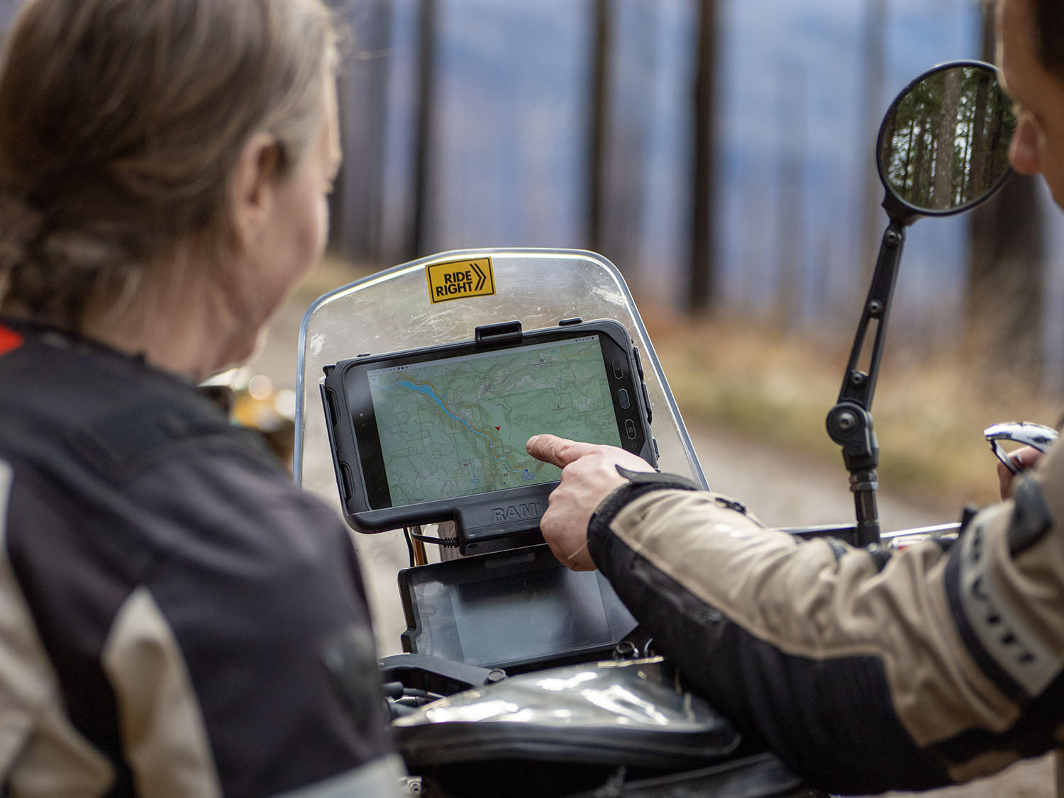 GAIA GPS used for BDR Navigation