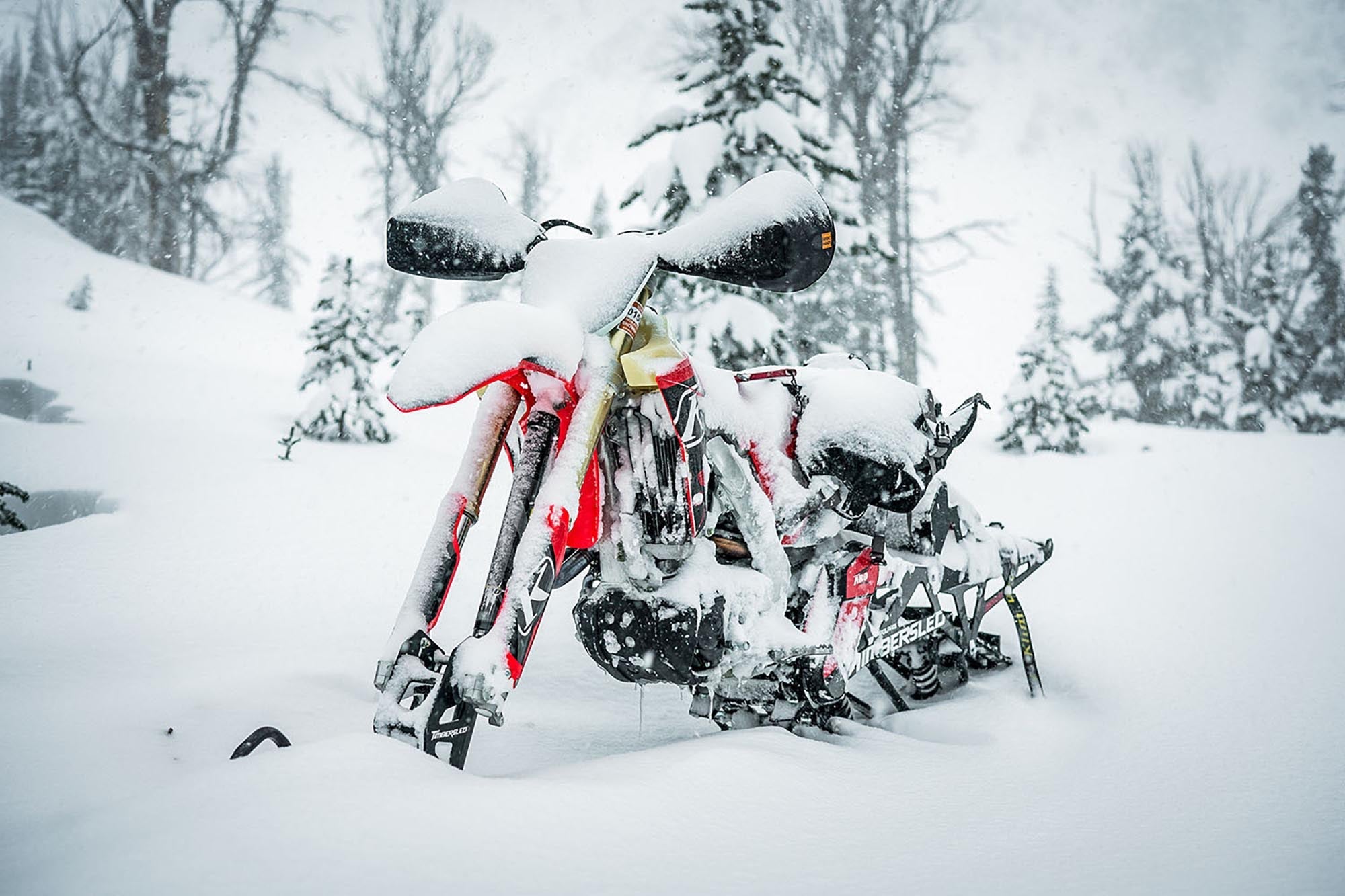 Snow Bike Camping Deep in Idaho