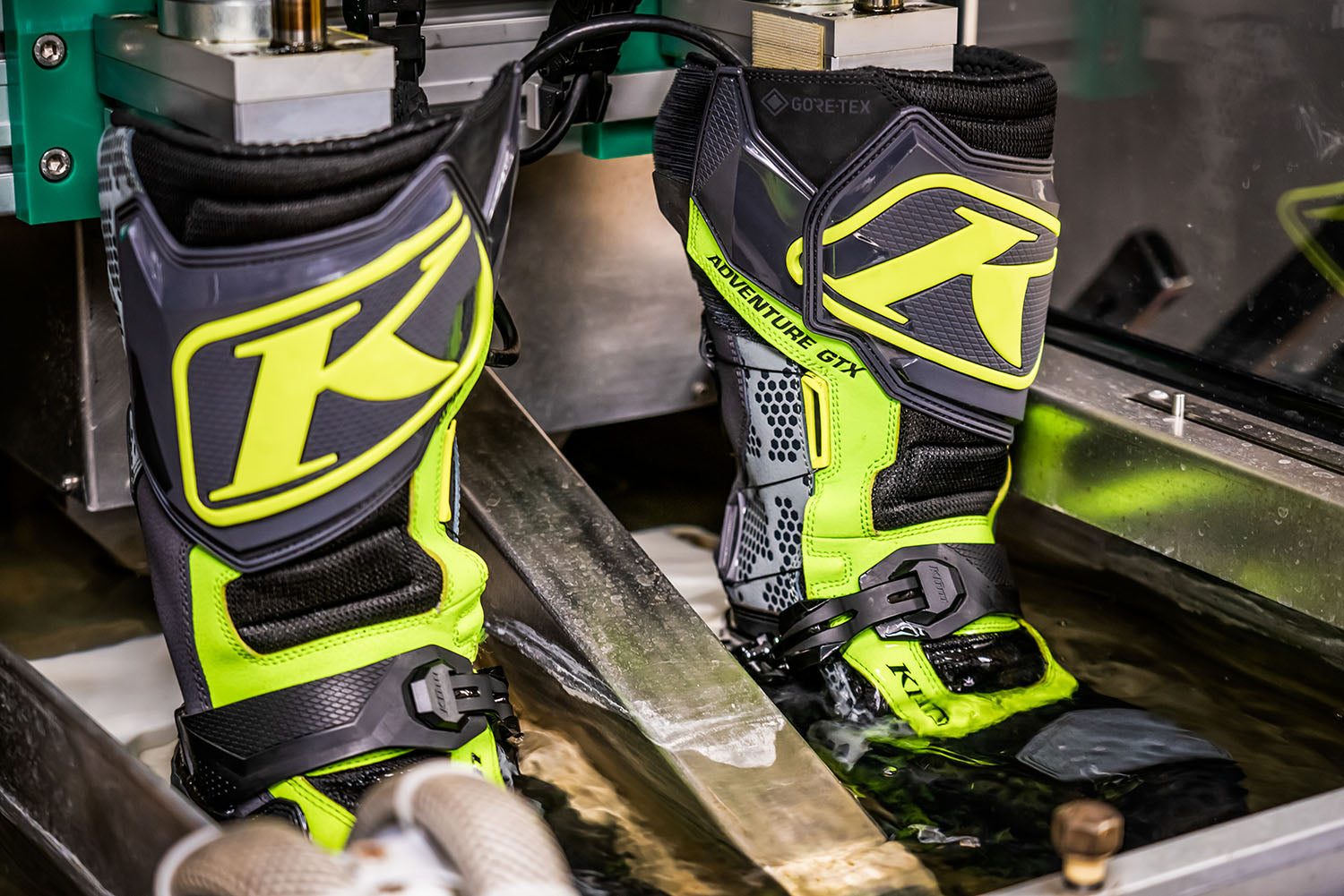 KLIM GORE-TEX BOOTS BEING TESTED
