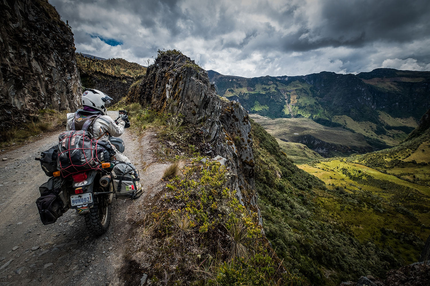 Columbia motorcycle adventure