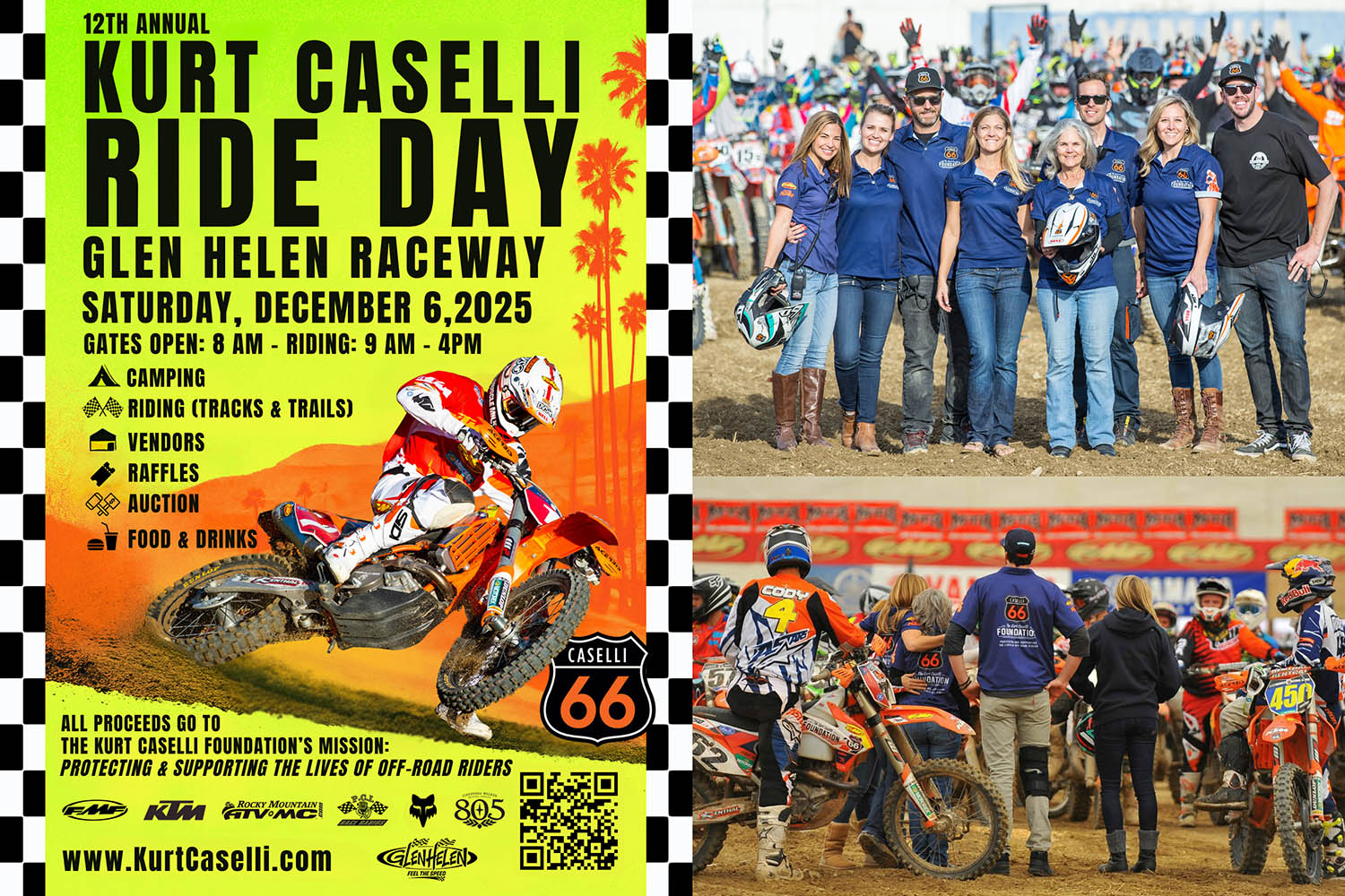 The Kurt Caselli Ride Day Returns to Glen Helen Raceway