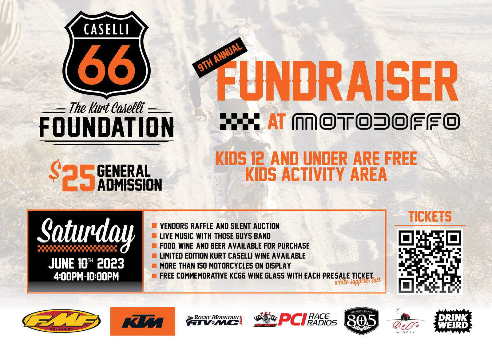 9TH ANNUAL CASELLI MOTODOFFO FUNDRAISING EVENT