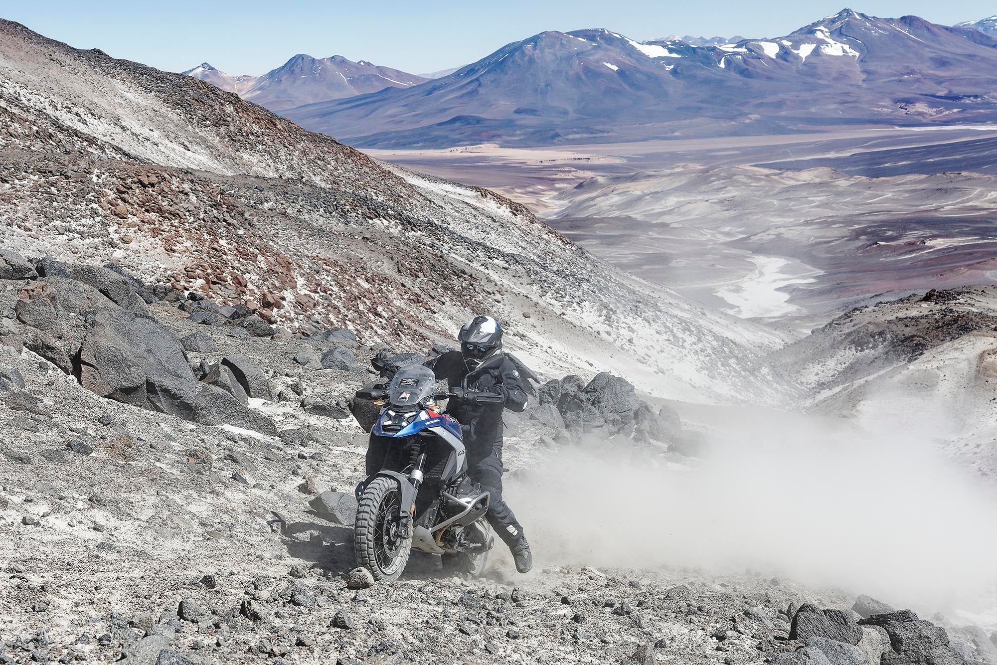 BMW R1300GS Riders Climb The World’s Highest Volcano