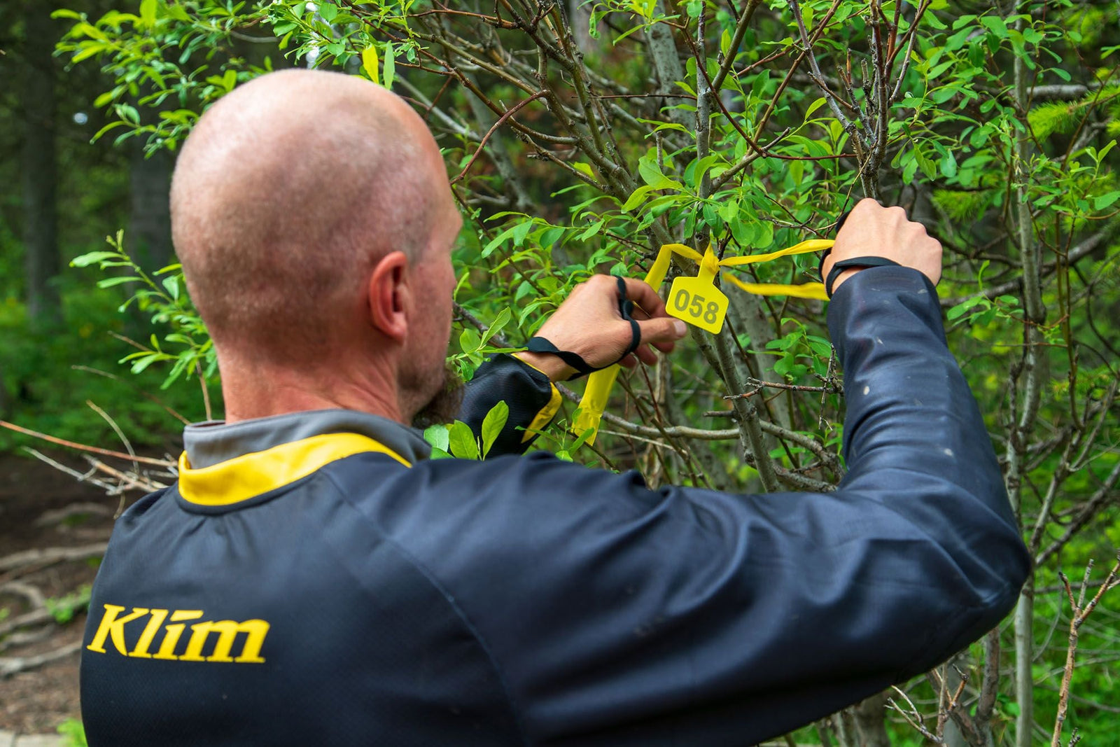 RIDER CLAIMING A COW TAG