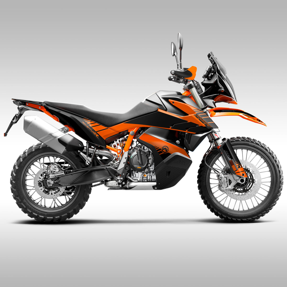 2019 - 2022  790 / 890 ADVENTURE - ORANGE / BLACK - GRAPHICS KIT