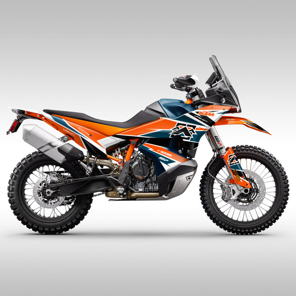 2023 2024 KTM 890 ADVENTURE BLUE / ORANGE CRUSH GRAPHICS KIT