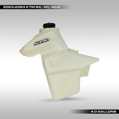 ACERBIS - 4.0 GALLON / 15L FUEL TANK - 2023 - 2024 KTM SX / XC