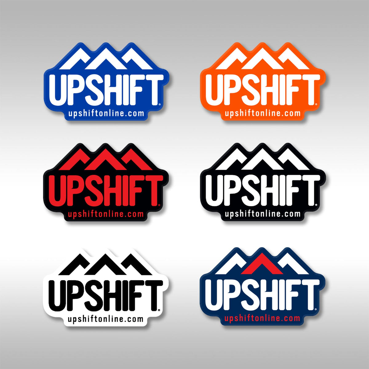 Upshift Logo Stickers - Heavy Duty