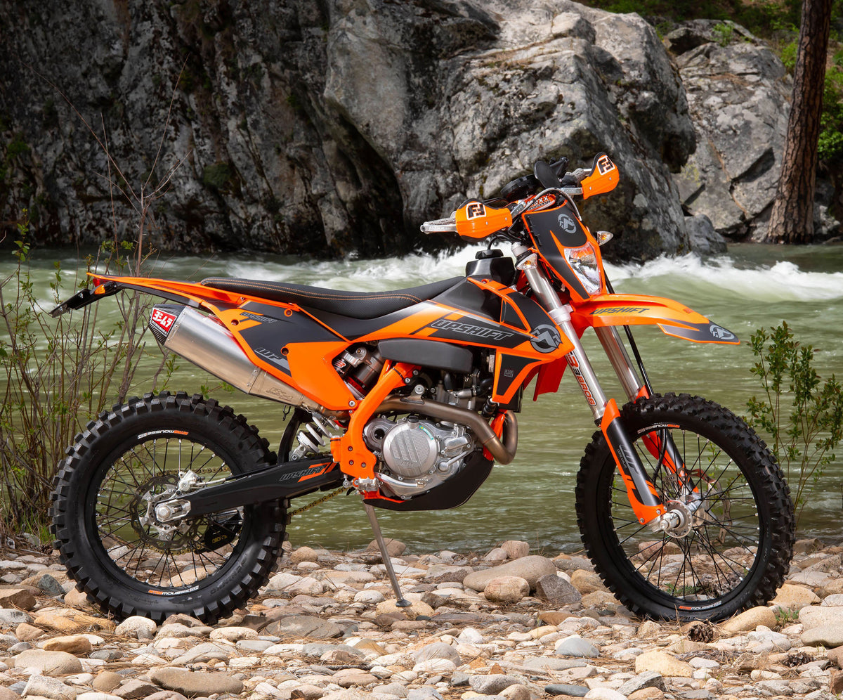 2017 - 2019 EXC-F / XC-W - ORANGE / BLACK GRAPHICS KIT