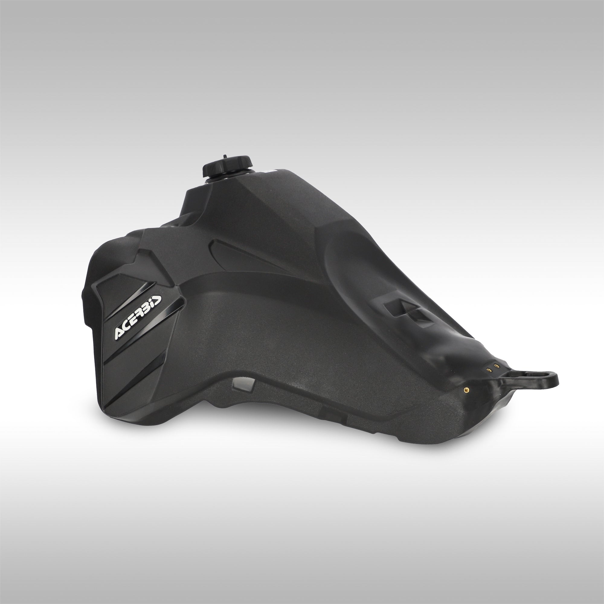 Larger Honda Africa Twin 1100L fuel tank. Aftermarket fuel tank from Acerbis will increase the fuel capacity of your 2020 - 2023 Honda Africa Twin by 1.6 gallons to 25 liters or 6.6 gallons. Top quality Acerbis fuel tank. Honda Africa Twin dualsport adventure motorcycle.