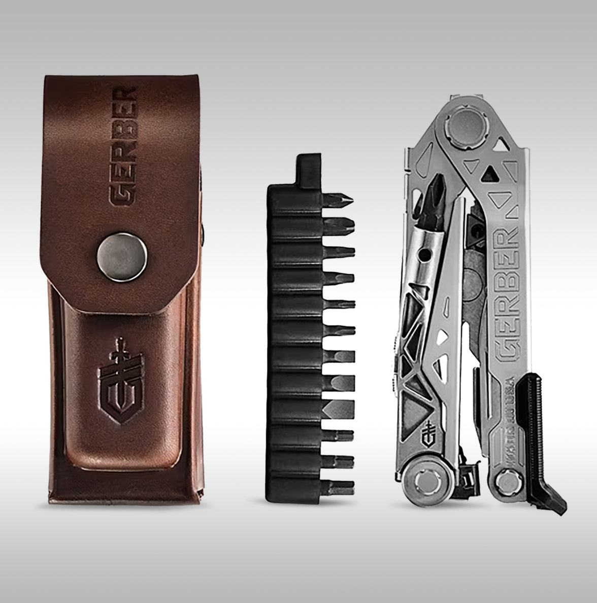 Gerber Center Drive Plus Multitool. USA made tools that are great on any motorcycle trip.