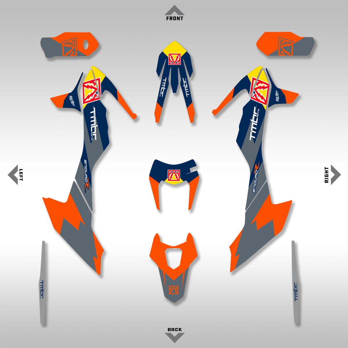 2019 - 2025  690 ENDURO / SMC-R - NO BULL GRAPHICS KIT