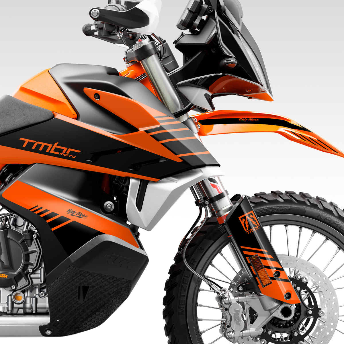 2019 - 2022  790 / 890 ADVENTURE - ORANGE / BLACK - GRAPHICS KIT