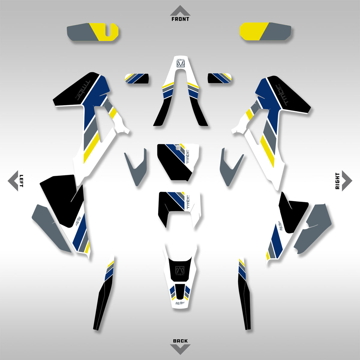 2020 - 2023 HUSQ FE, TE, FX, TX - STRIPES - GRAPHICS KIT