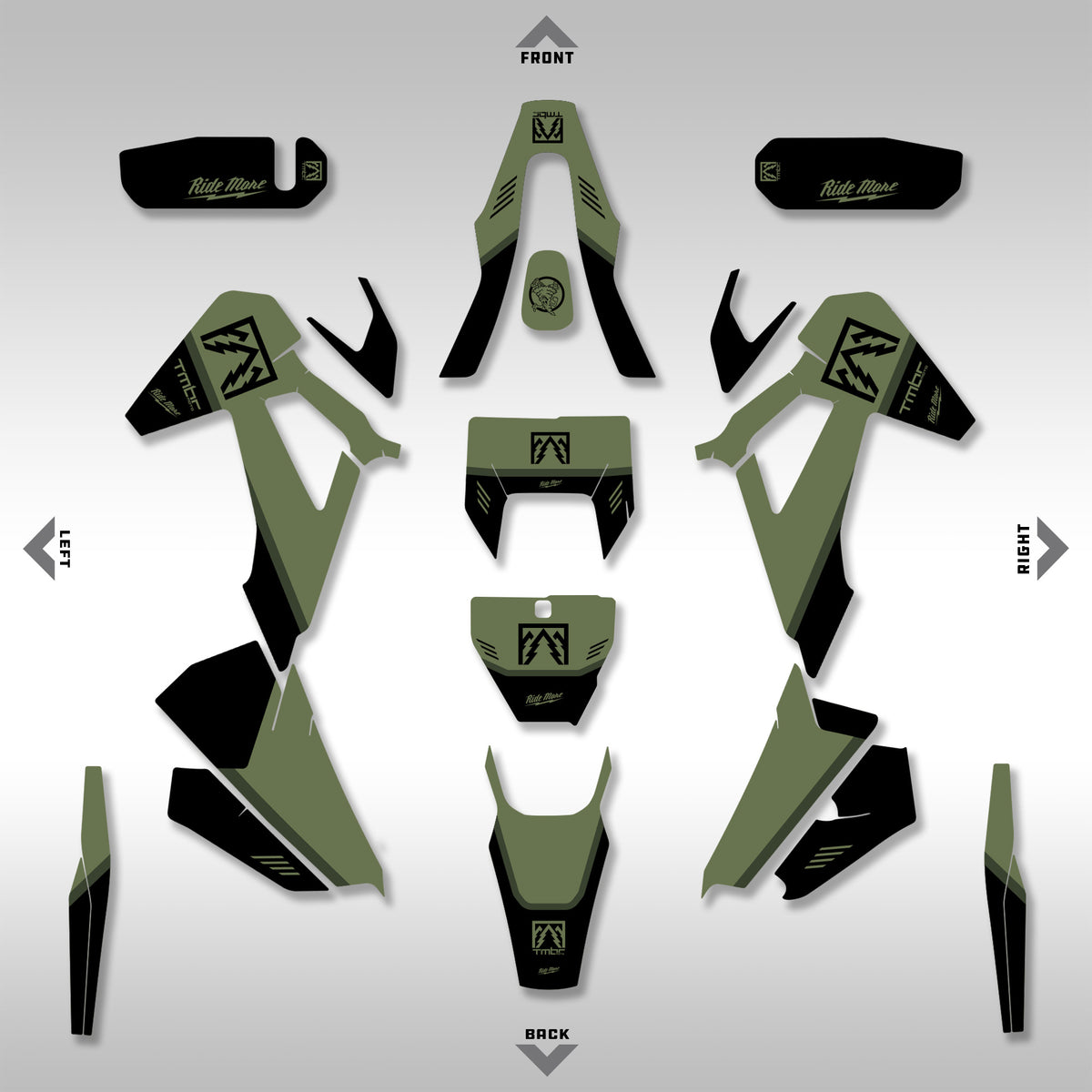 2020 - 2023 HUSQ FE, TE, FX, TX - BASELINE ALPINE - GRAPHICS KIT