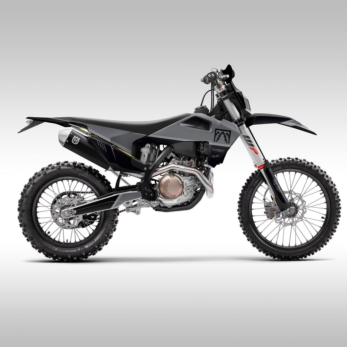 2020 - 2023 HUSQ FE, TE, FX, TX - BASELINE GRAY - GRAPHICS KIT