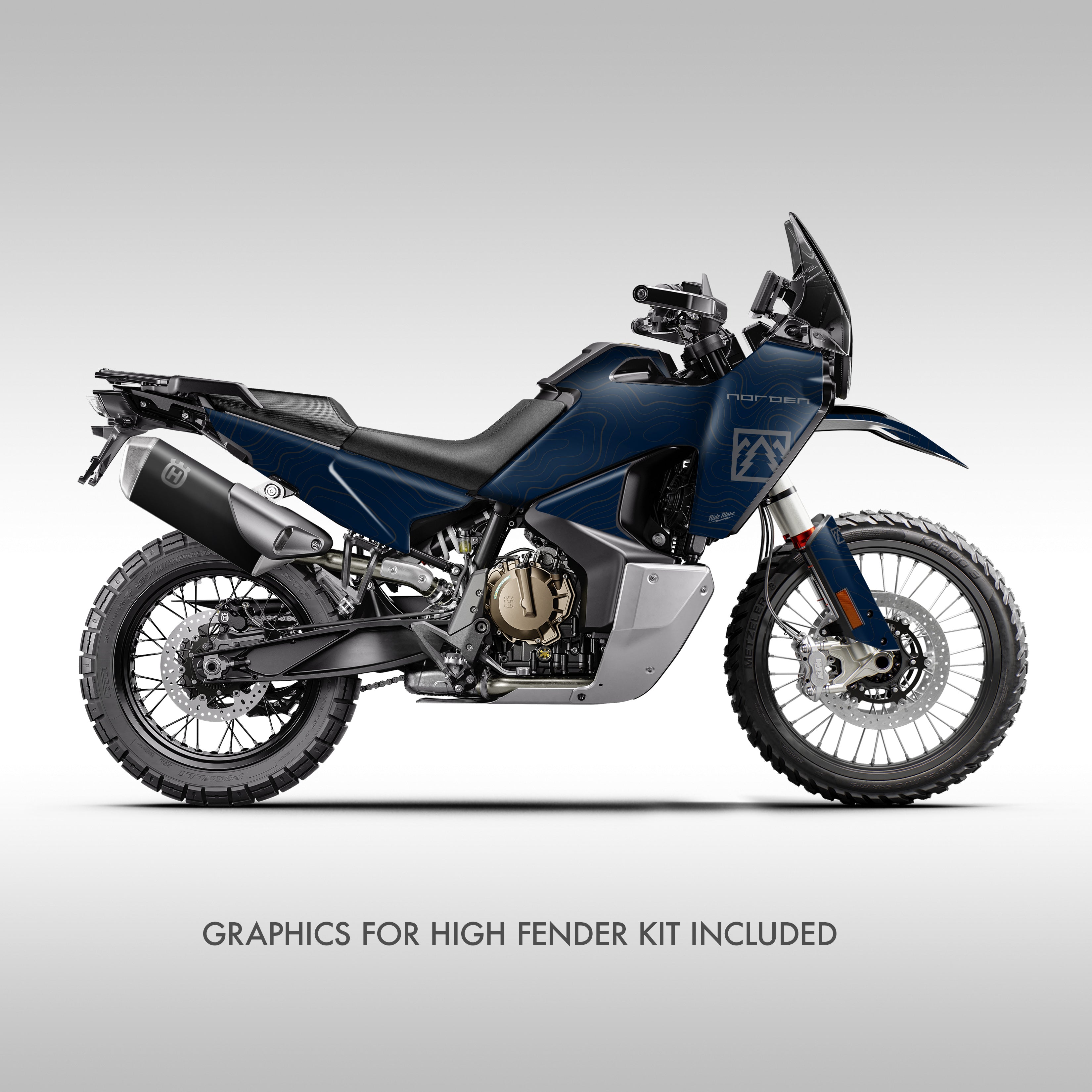 GRAPHICS KIT - 2022–2026 HUSQ NORDEN 901 - NAVY FULL TOPO