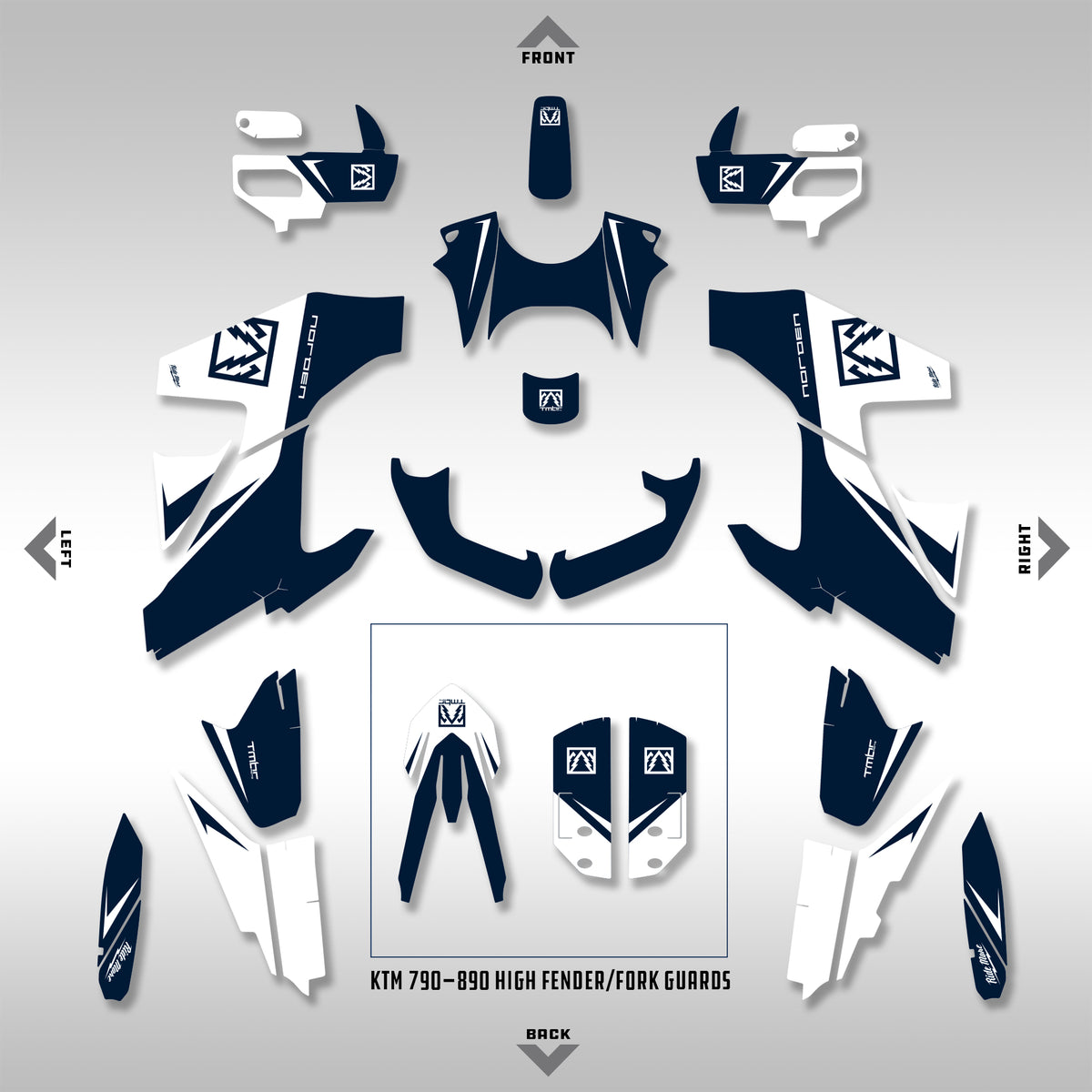 2022 - 2025 HUSQ NORDEN 901 - SPORT GRAPHICS KIT