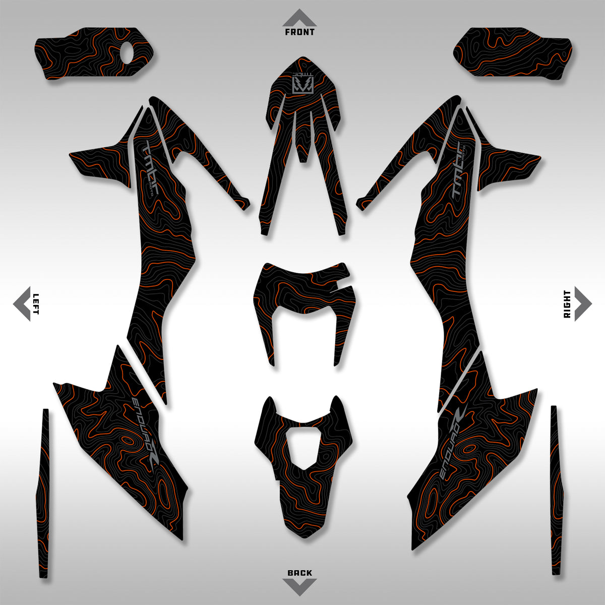 2019 - 2024  690 Enduro / SMC-R - TOPO Graphics Kit