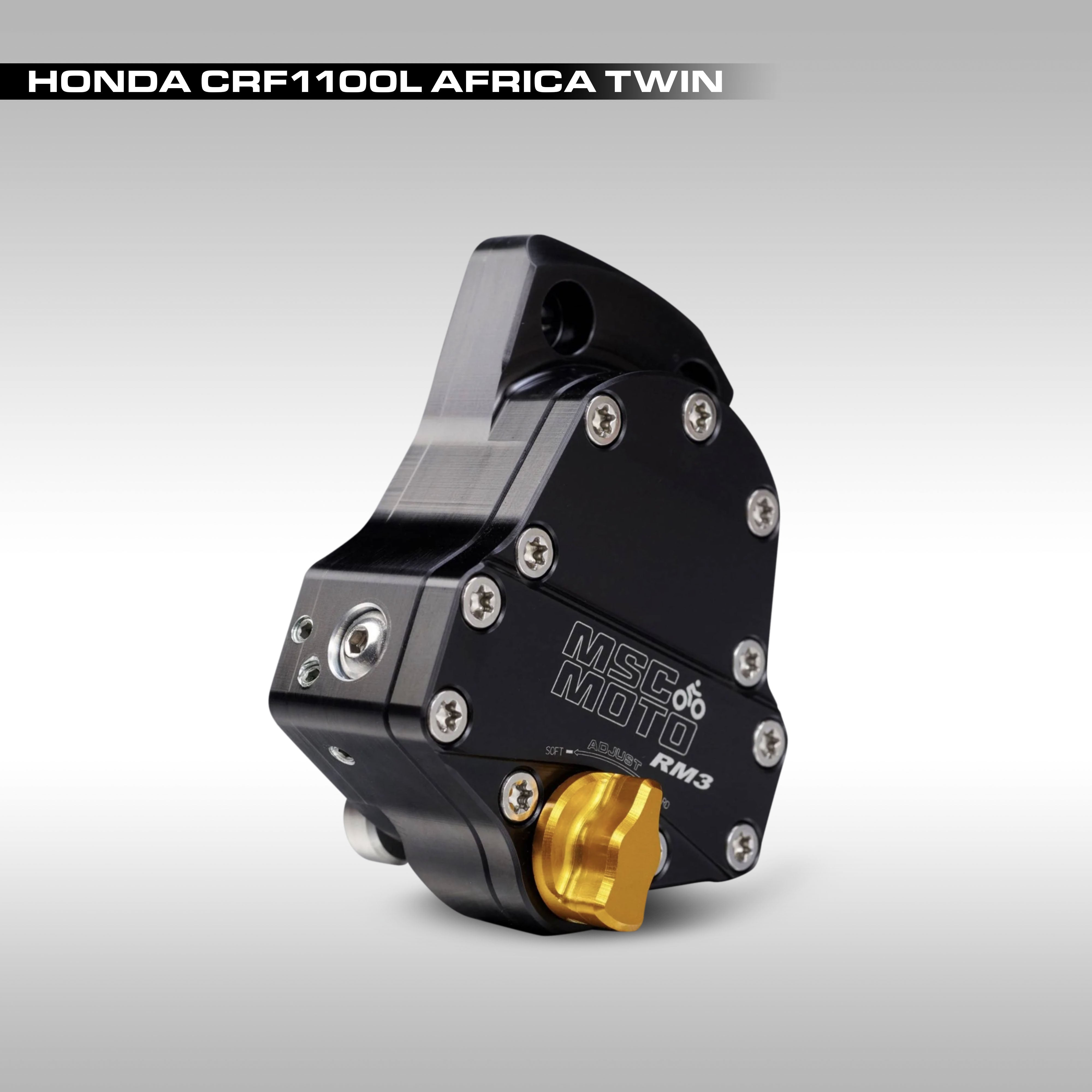 MSC MOTO - RM3 DOWN UNDER STEERING DAMPER KIT - HONDA CRF1100L