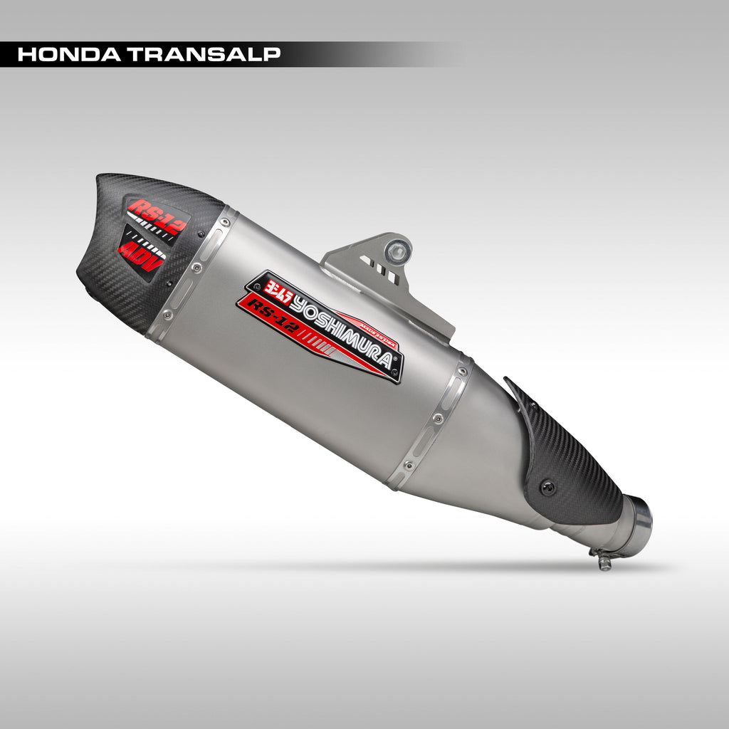 YOSHIMURA - HONDA TRANSALP - RS-12 SLIP-ON - Upshift Online Inc.