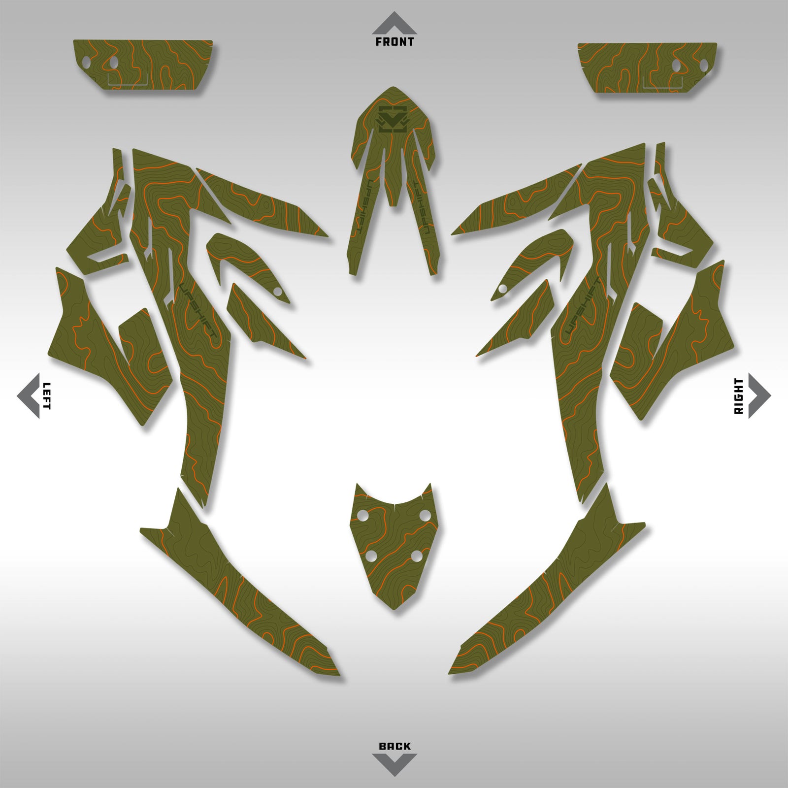 KTM 790 / 890 ADVENTURE - ALPINE TOPO GRAPHICS KIT