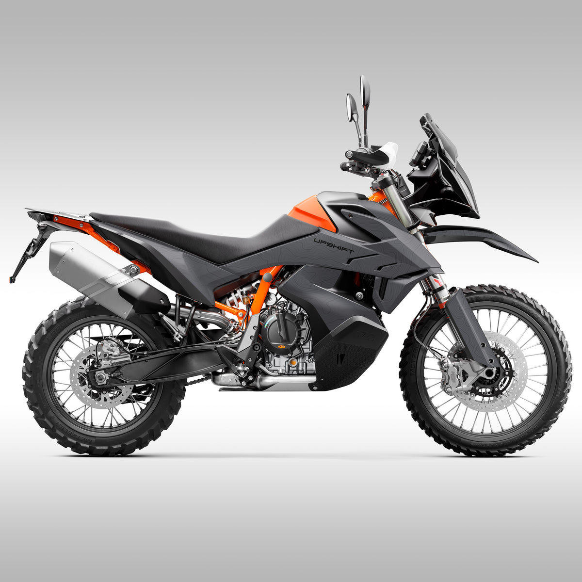 2019 - 2022 790 / 890 ADVENTURE - GRAY TOPO - GRAPHICS KIT - Upshift ...