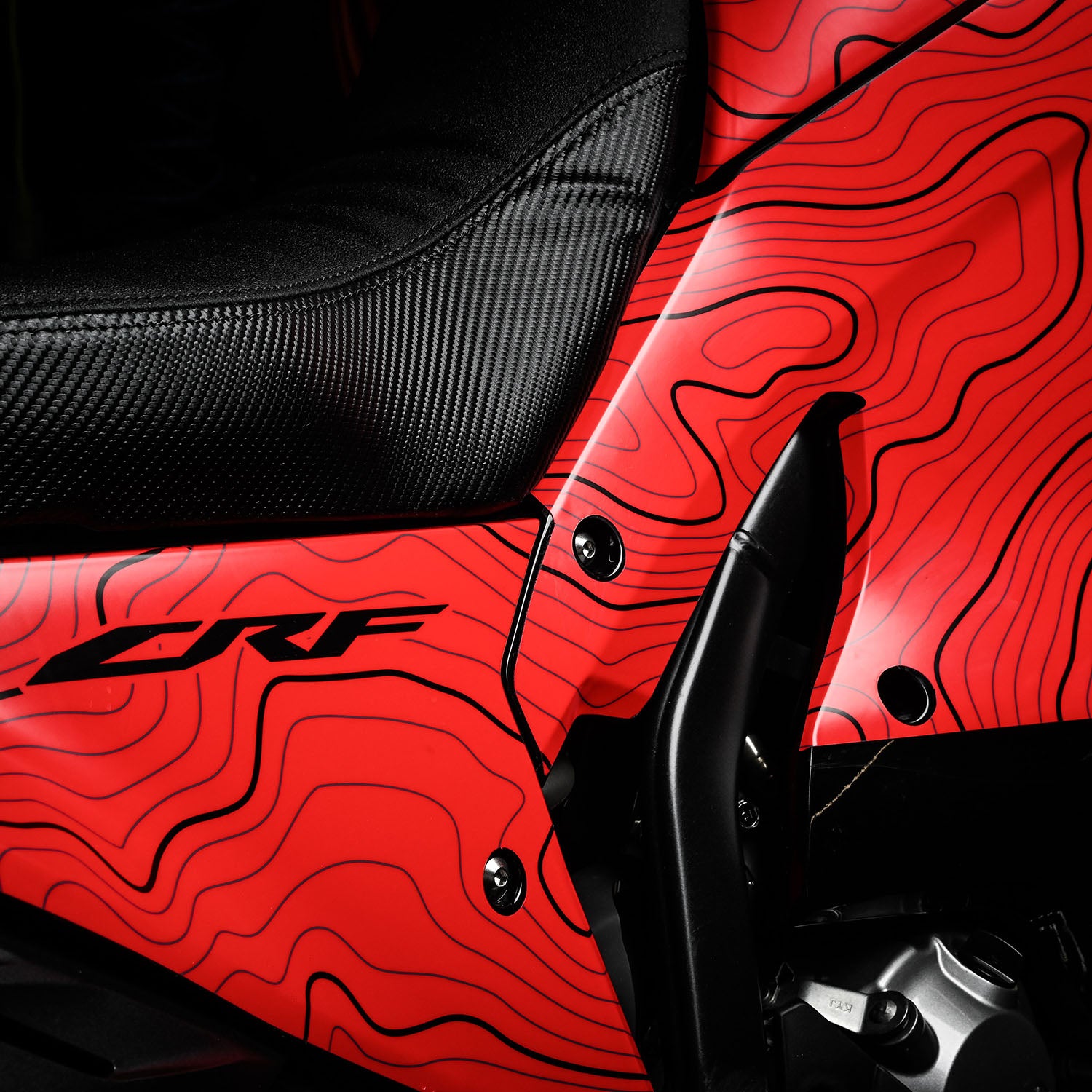 2021–2024 HONDA CRF300L RALLY - RED TOPO - GRAPHICS KIT - Upshift ...
