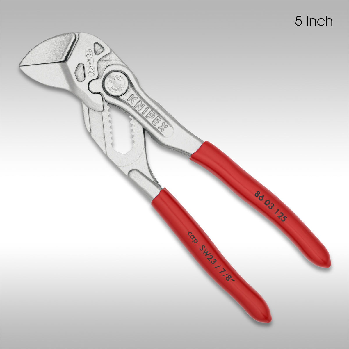 KNIPEX - PLIERS WRENCH, CHROME 5IN