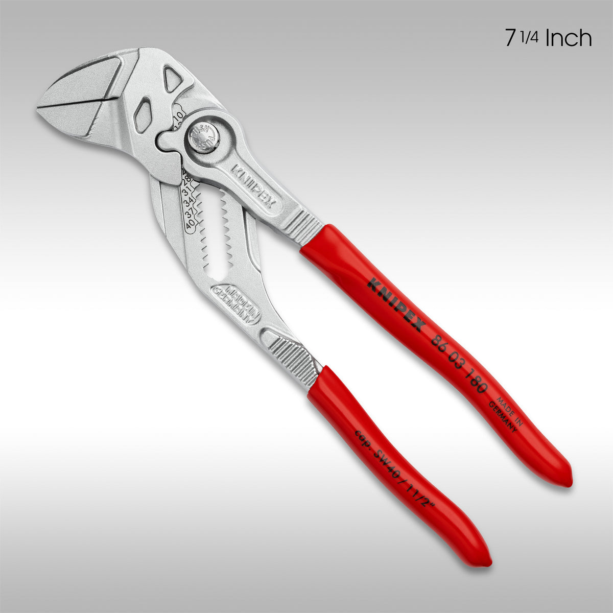 KNIPEX - PLIERS WRENCH, CHROME 7IN
