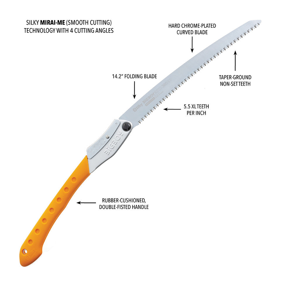 Silky Saws - Bigboy 2000 Folding Saw - 360mm - Large Teeth