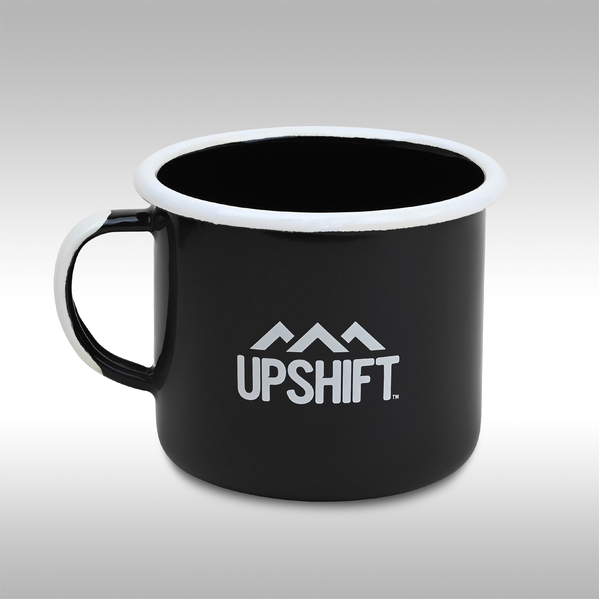 UPSHIFT ENAMELWARE COFFEE MUGS - Upshift Online Inc.