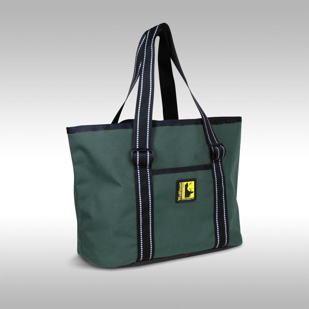Wolfman Luggage, best known for motorcycle luggage makes a special heavy duty tote bag for us. From groceries to the beach or packed into motorcycle hard boxes.. 