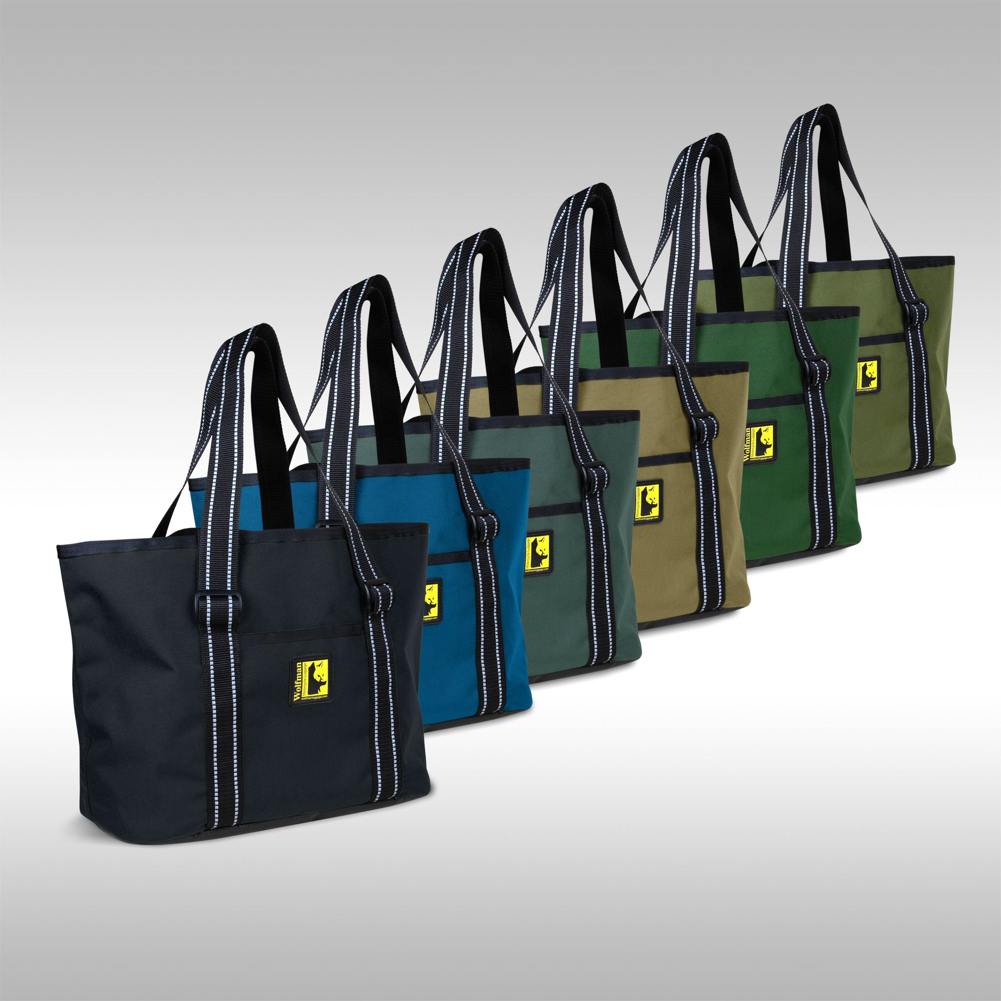 Custom Logo: Canvas Beach Tote Bags (Full Color Print)